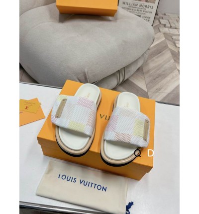 Lv slippers pool pillow 2025 35-42