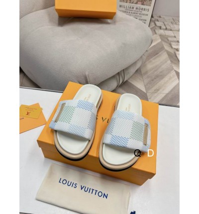 Lv slippers pool pillow 2025 35-42