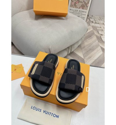 Lv slippers pool pillow 2025 35-42