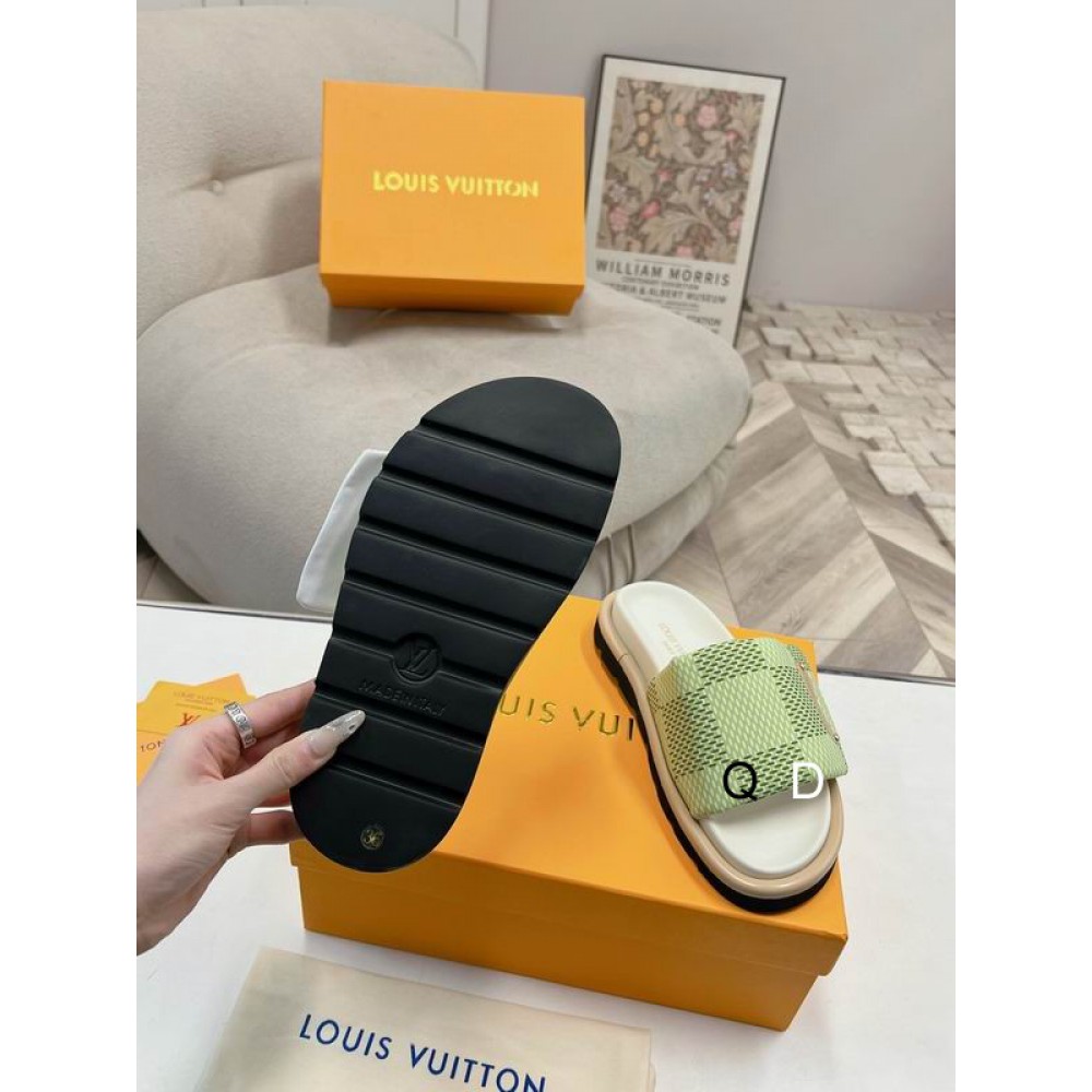 Lv slippers pool pillow 2025 35-42 Shoes