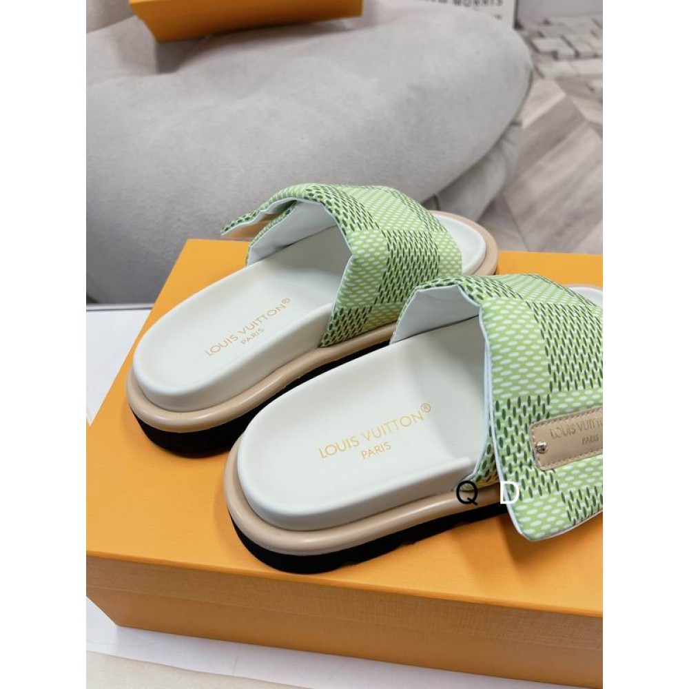 Lv slippers pool pillow 2025 35-42 Shoes
