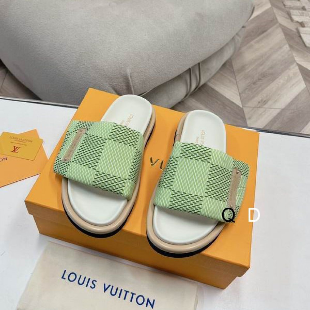 Lv slippers pool pillow 2025 35-42 Shoes