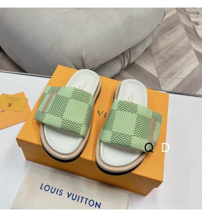 Lv slippers pool pillow 2025 35-42