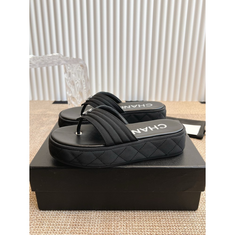 Chanel thong slides fabric 35-42 Shoes