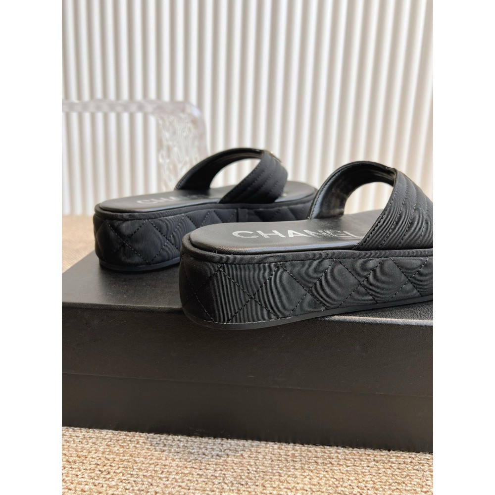 Chanel thong slides fabric 35-42 Shoes