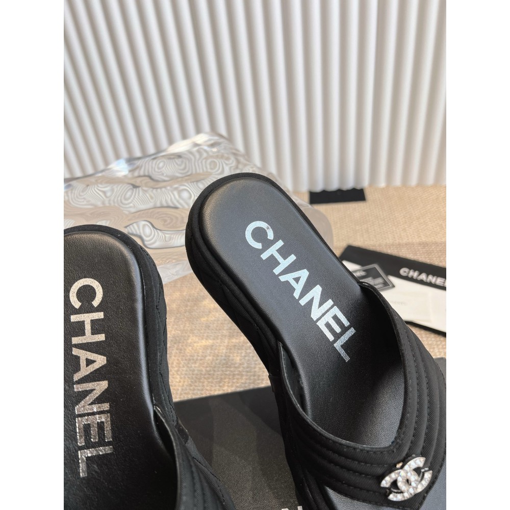 Chanel thong slides fabric 35-42 Shoes