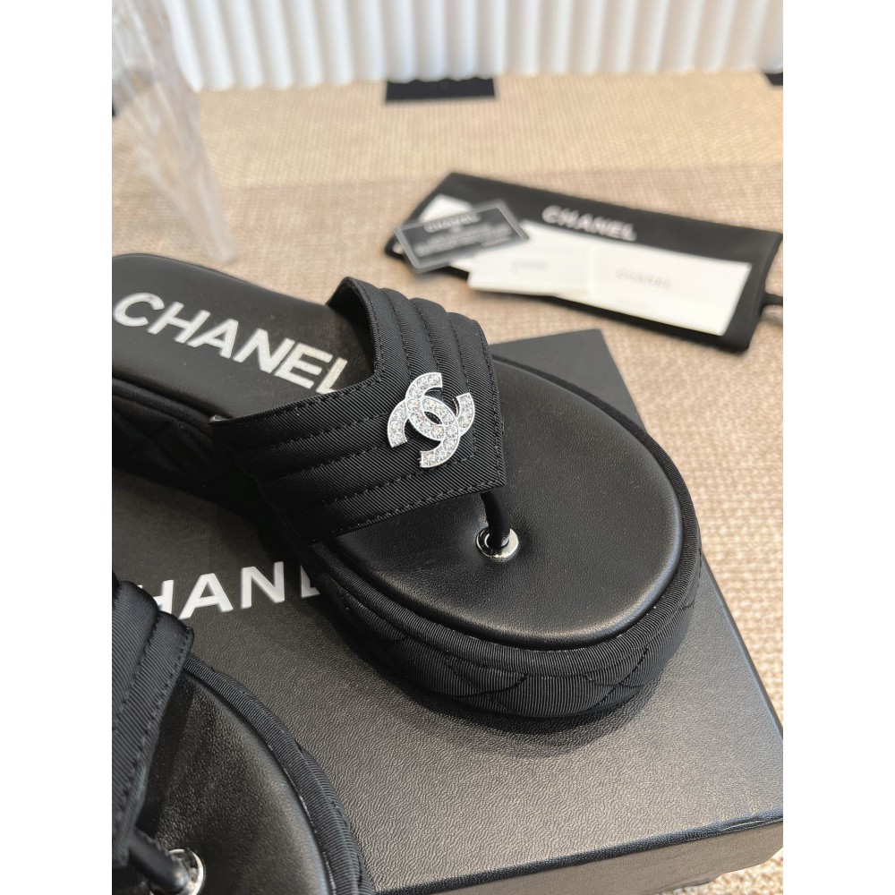 Chanel thong slides fabric 35-42 Shoes