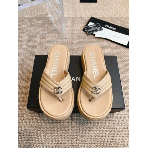 Chanel thong slides leather 35-42 Shoes