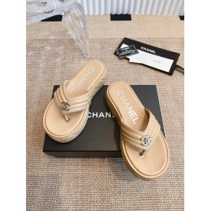 Chanel thong slides leather 35-42 Shoes