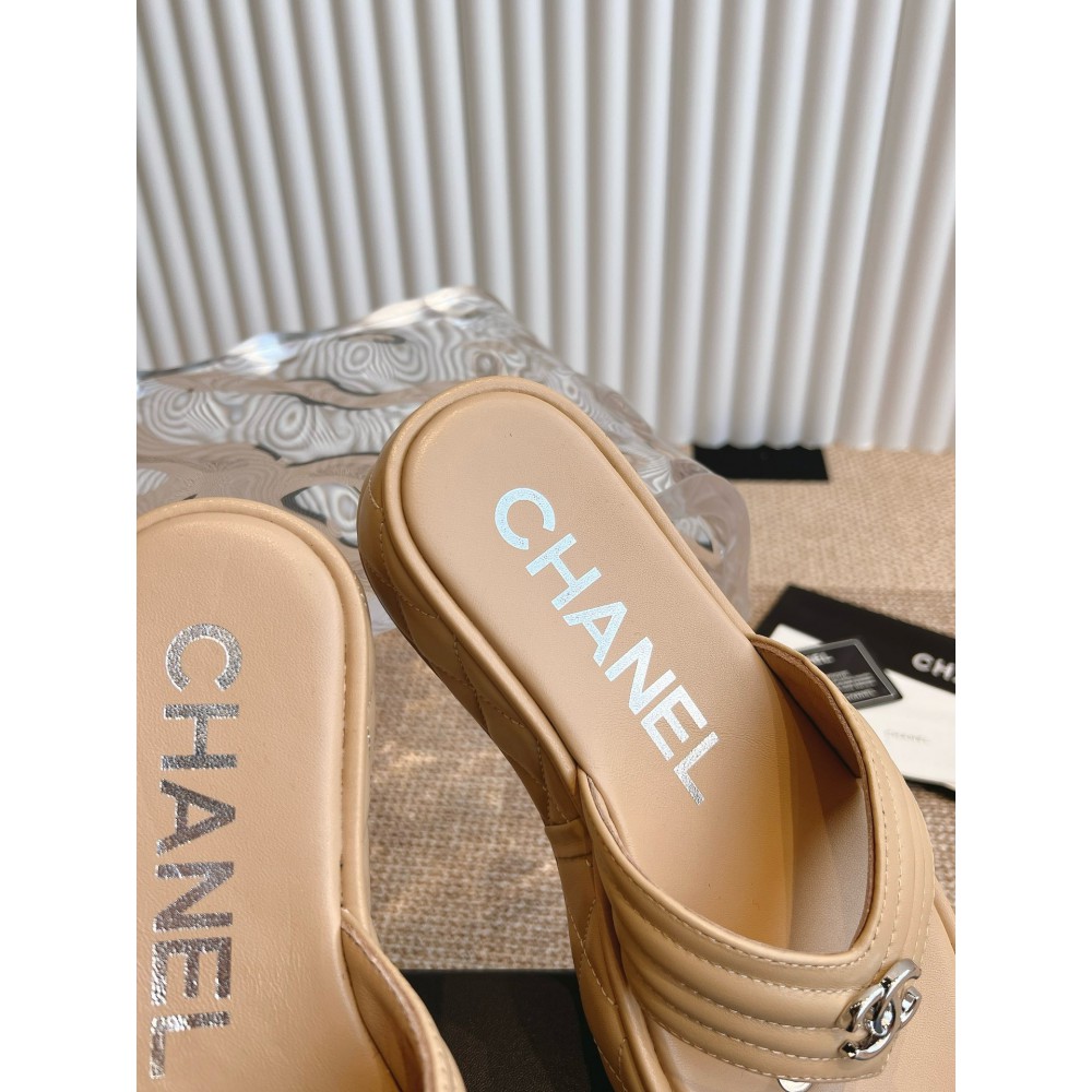 Chanel thong slides leather 35-42 Shoes