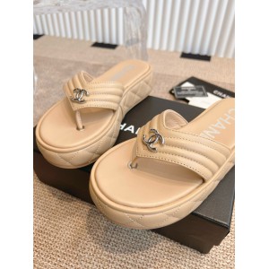 Chanel thong slides leather 35-42 Shoes