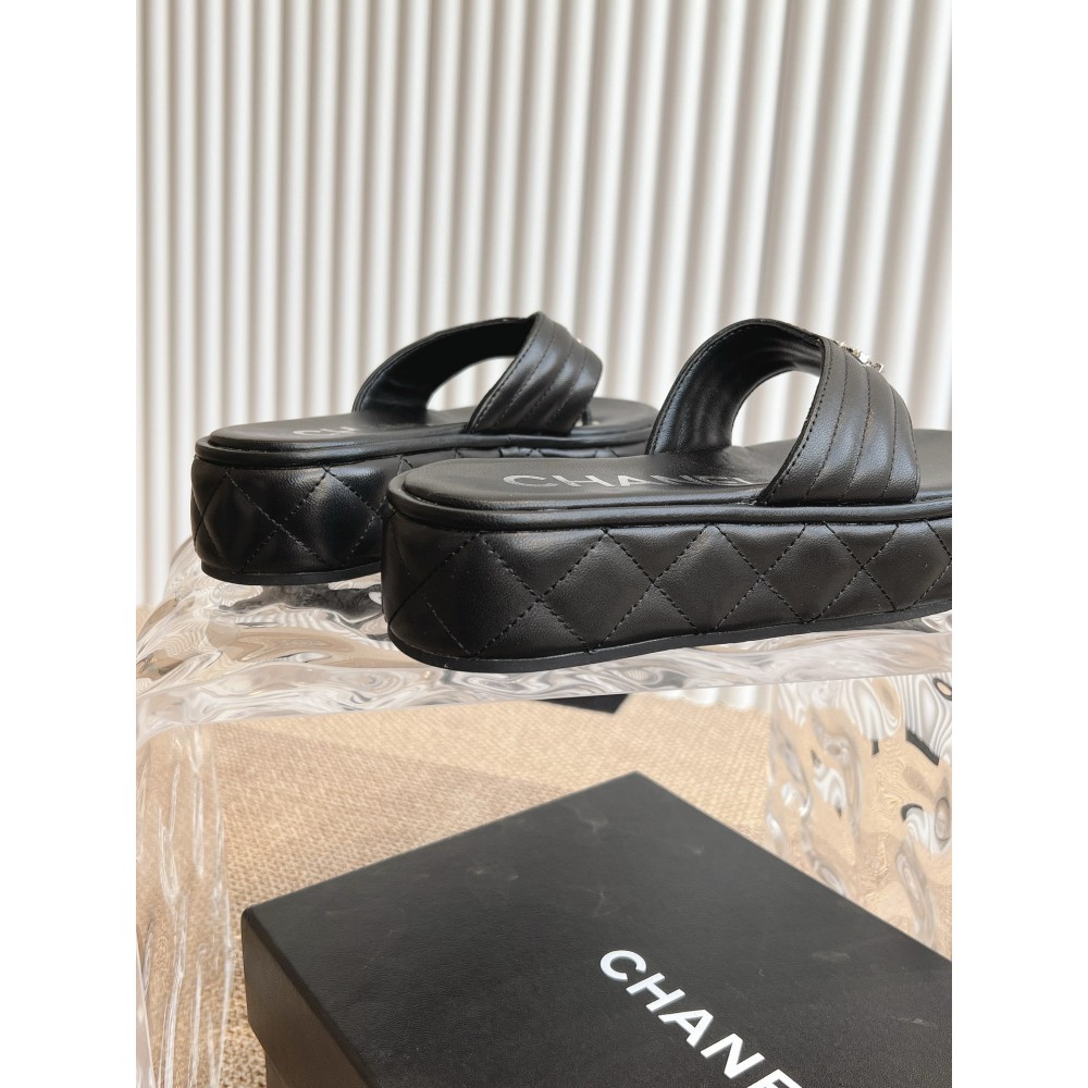 Chanel thong slides leather 35-42 Shoes