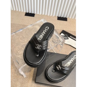 Chanel thong slides leather 35-42 Shoes