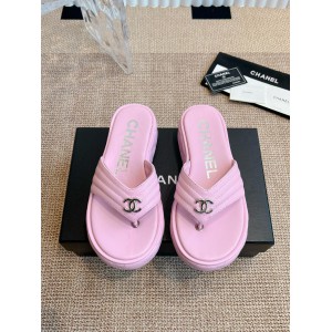 Chanel thong slides leather 35-42 Shoes