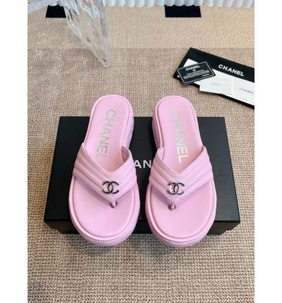 Chanel thong slides leather 35-42