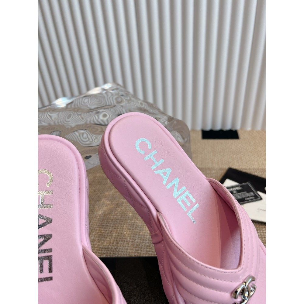 Chanel thong slides leather 35-42 Shoes