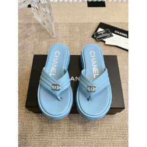 Chanel thong slides leather 35-42 Shoes