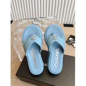 Chanel thong slides leather 35-42 Shoes