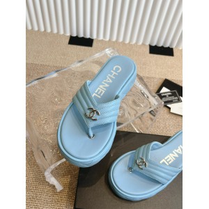 Chanel thong slides leather 35-42 Shoes