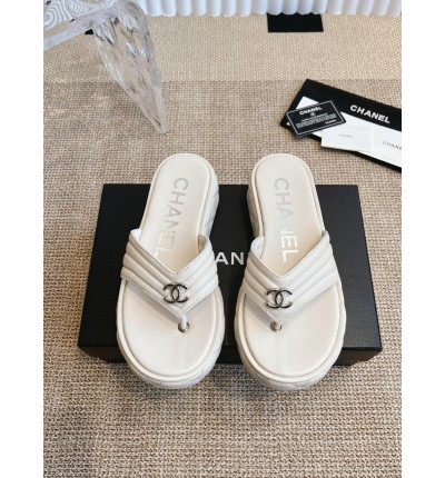 Chanel thong slides leather 35-42