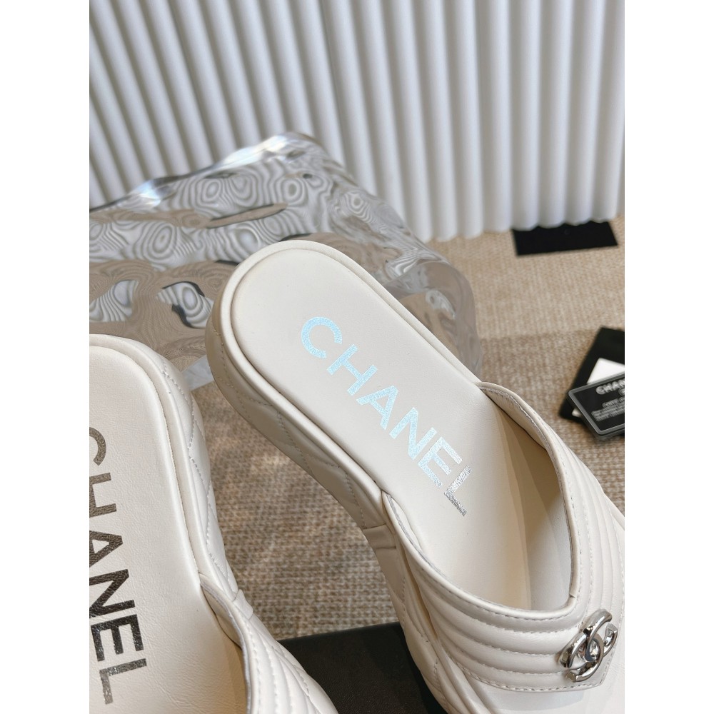 Chanel thong slides leather 35-42 Shoes