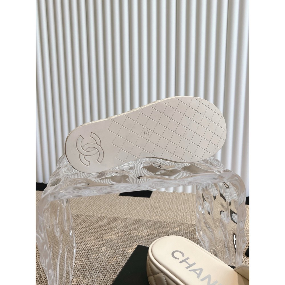 Chanel thong slides leather 35-42 Shoes