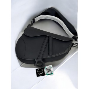 Dior Saddle 26CM Total Black Ultramatte Bags