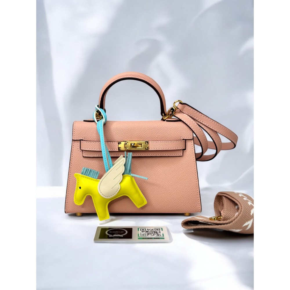 Hermes kelly bag 19x22cm epsom leather baby pink Προσφορές
