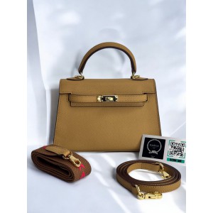 Hermes Kelly mini 2 epsom leather taba epsom leather 100% Bags