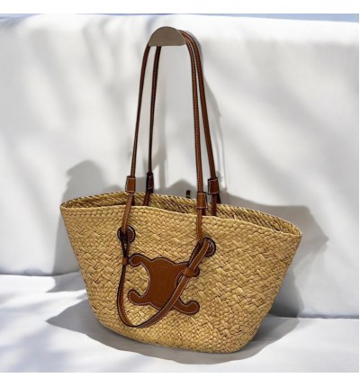 Celine summer raffia bag 53x26x17cm