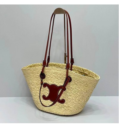 Celine summer raffia bag 53x26x17cm