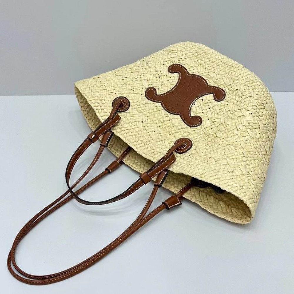 Celine summer raffia bag 53x26x17cm 