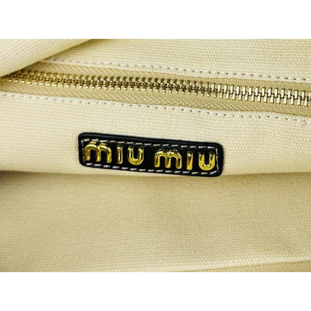 MiuMiu raffia bag 33x37x29cm 