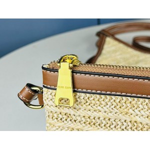 MiuMiu raffia bag 33x37x29cm 