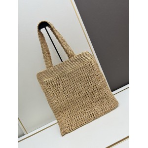 MiuMiu raffia summer bag 38x40cm 