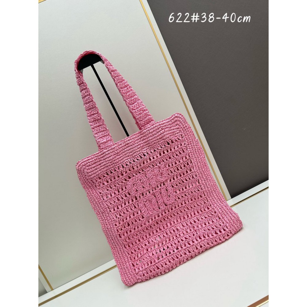 MiuMiu raffia summer bag 38x40cm 