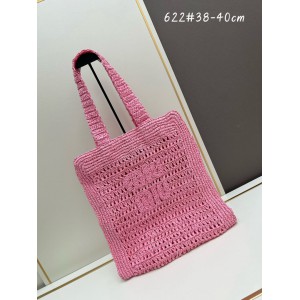 MiuMiu raffia summer bag 38x40cm 