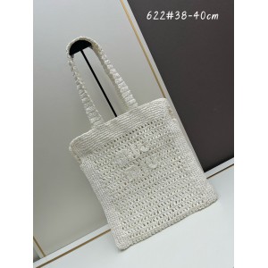 MiuMiu raffia summer bag 38x40cm 