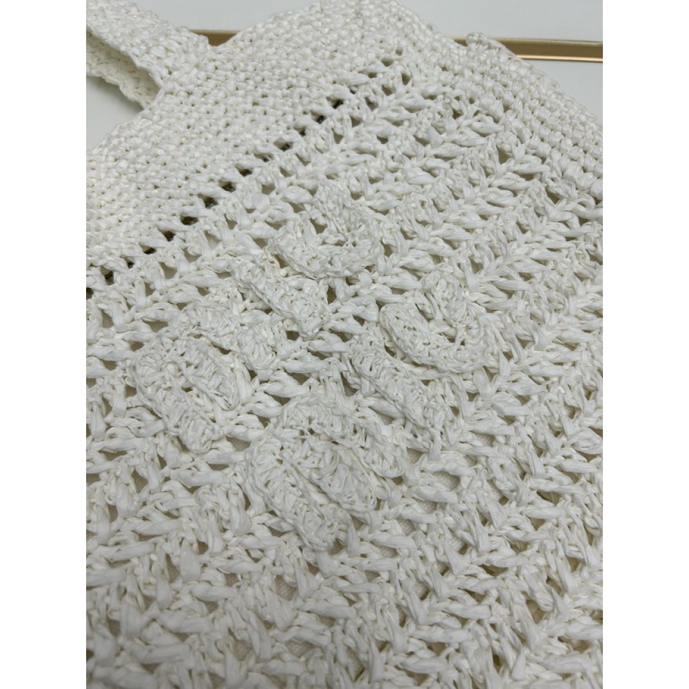 MiuMiu raffia summer bag 38x40cm 