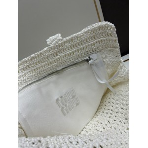 MiuMiu raffia summer bag 38x40cm 