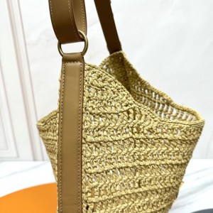 Ysl crochet raffia bag 38x46x3cm 