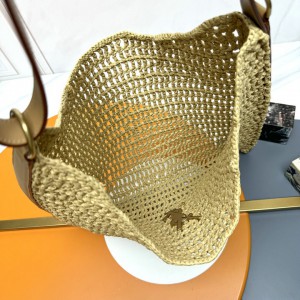 Ysl crochet raffia bag 38x46x3cm 