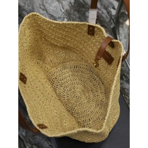 Ysl raffia pannier bag 44cm 