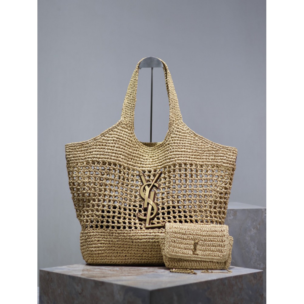 Ysl raffia i care 37–55 X 43 X 5 CM 