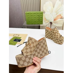 Gucci carmen horsebit wedge platforms 11cm Shoes