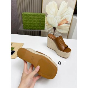 Gucci carmen leather wedge platforms 11cm Shoes