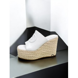 Gucci carmen leather wedge platforms 11cm Shoes