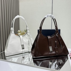 Prada Large leather tote bag 1BG563 42x28x20cm Bags