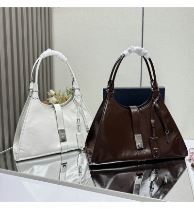 Prada Large leather tote bag 1BG563 42x28x20cm