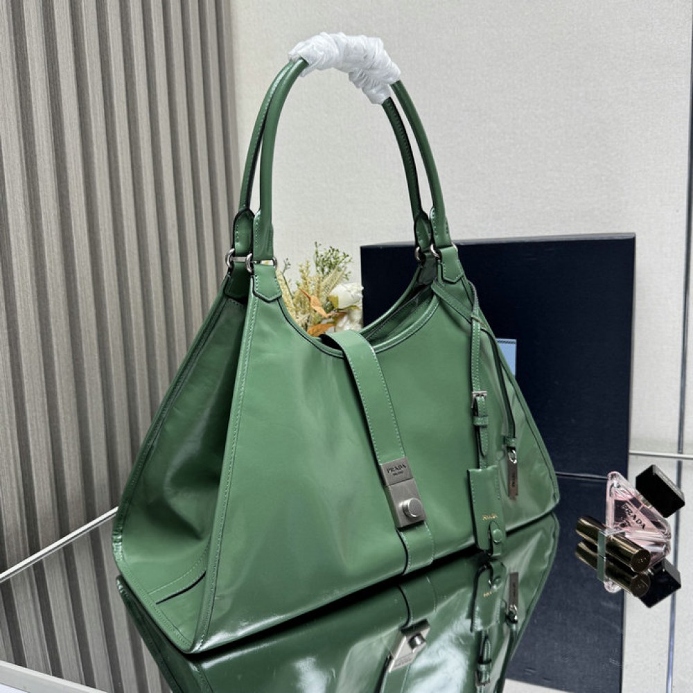 Prada Large leather tote bag 1BG563 42x28x20cm Bags
